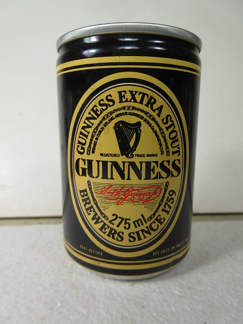 Guinness Extra Stout - aluminum - 275 ml